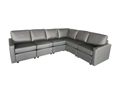 Sonya Modular Sofa PU Grey 6S