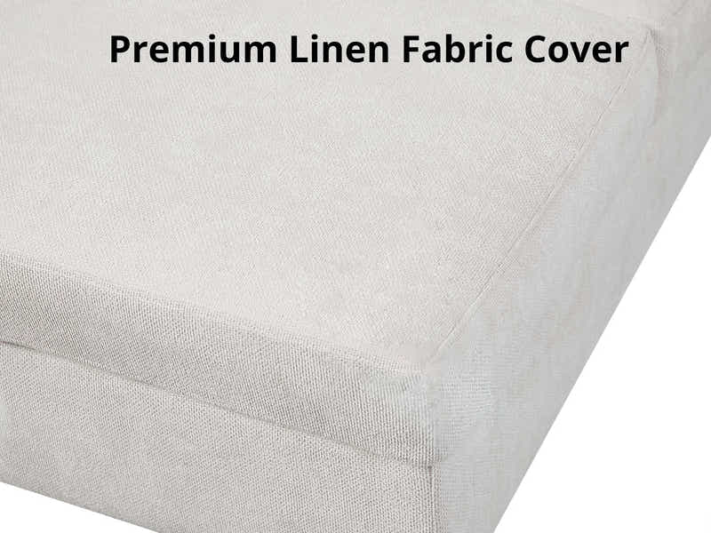 Delano Sectional Sofa with Left Chaise Linen Beige