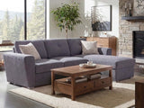 Nevia Sectional Sofa Bed Linen Dark Grey