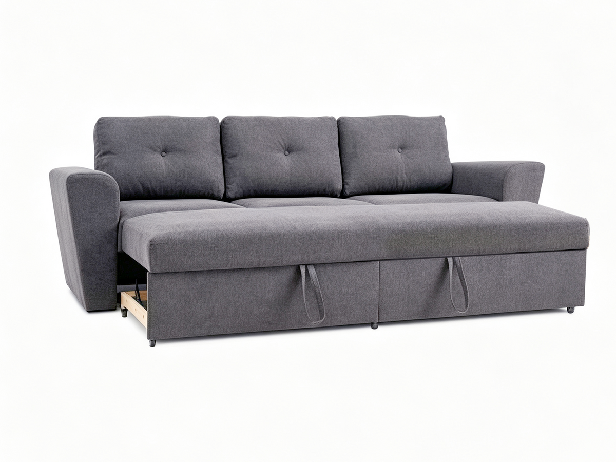 Romilly Sofa Bed Linen Dark Grey