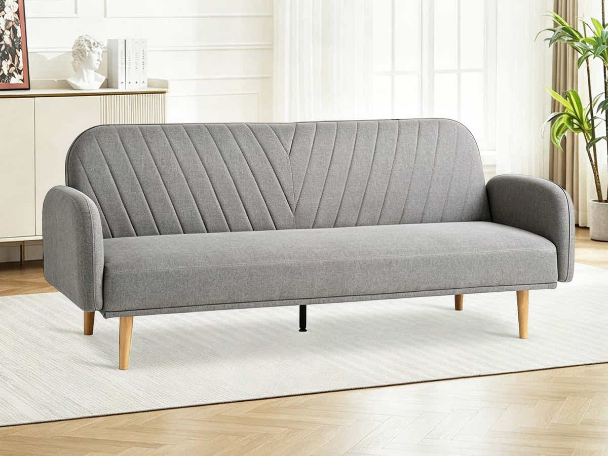 Parisha Sofa Bed Linen Grey