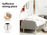 Parisha Sofa Bed Linen Grey
