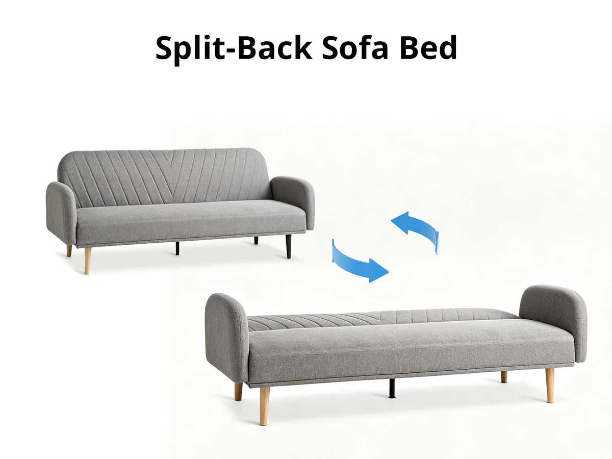 Parisha Sofa Bed Linen Grey