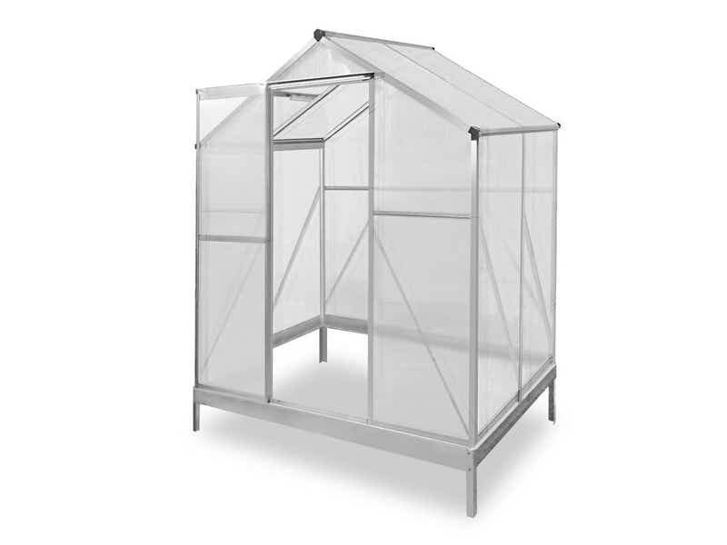 Polycarbonate Greenhouse with Base 4ft x 6ft