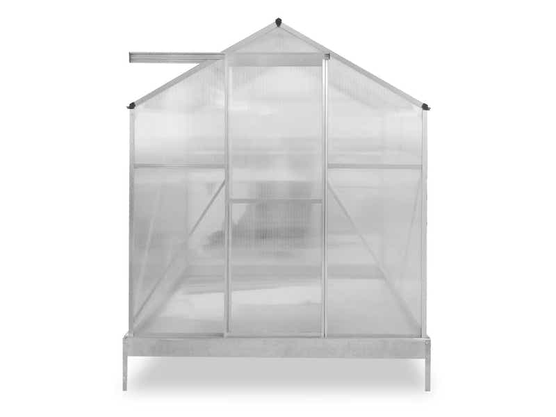 Polycarbonate Greenhouse with Base 4ft x 6ft