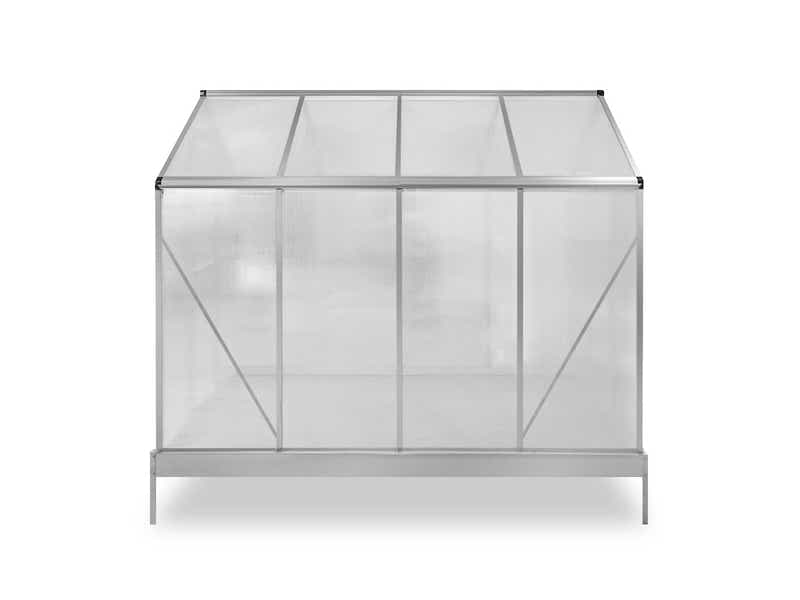 Polycarbonate Greenhouse with Base 6ft x 8ft