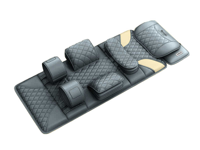 DS Novello Full Body Massage Mat with Air Press Calf Band Dark Grey