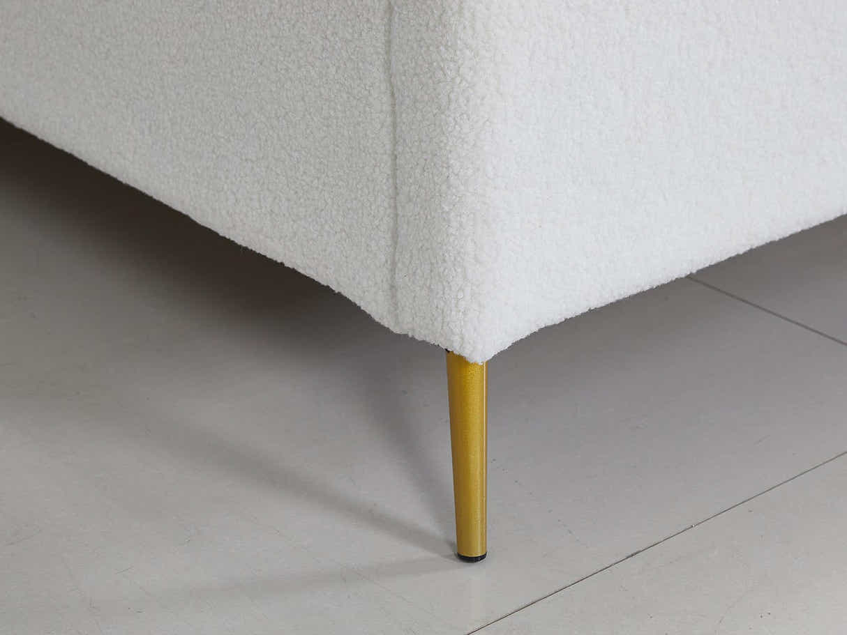 Santos Boucle Bed Frame - Double