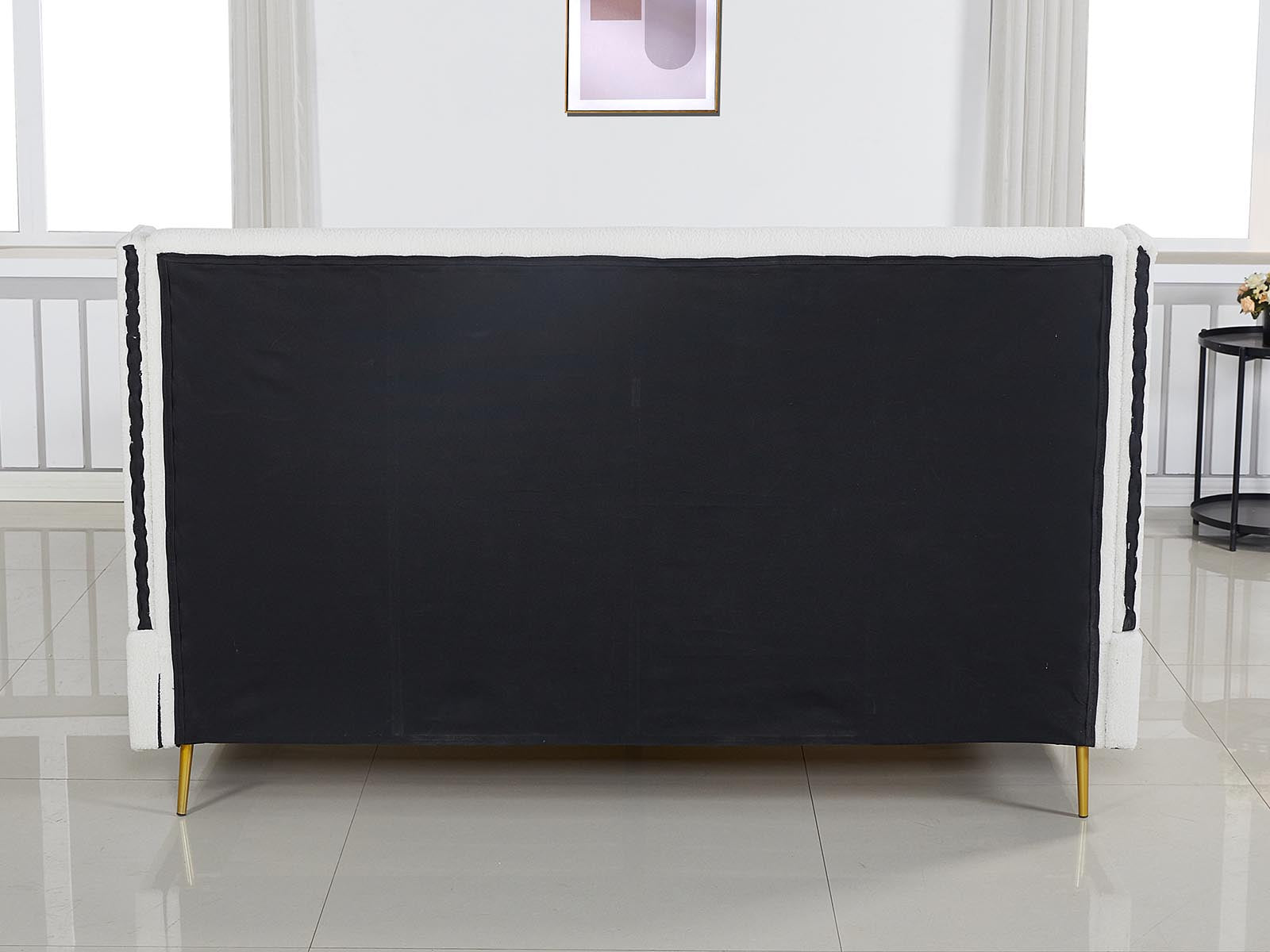 Santos Boucle Bed Frame - Queen