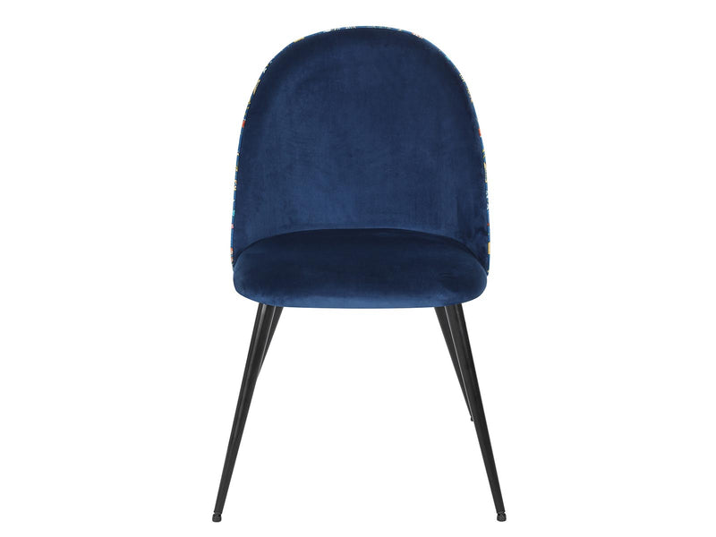 Lavina Velvet Dining Chair Blue - Set of 4