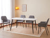 Romia Dining Chair Grey x2