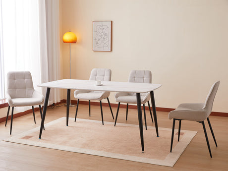 Norren Dining Chair Beige x4