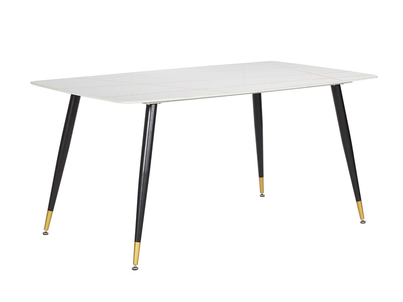 Lavina Dining Table with Marble Top - 160 cm