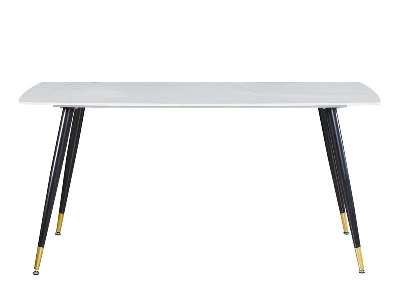 Lavina Dining Table with Marble Top - 160 cm