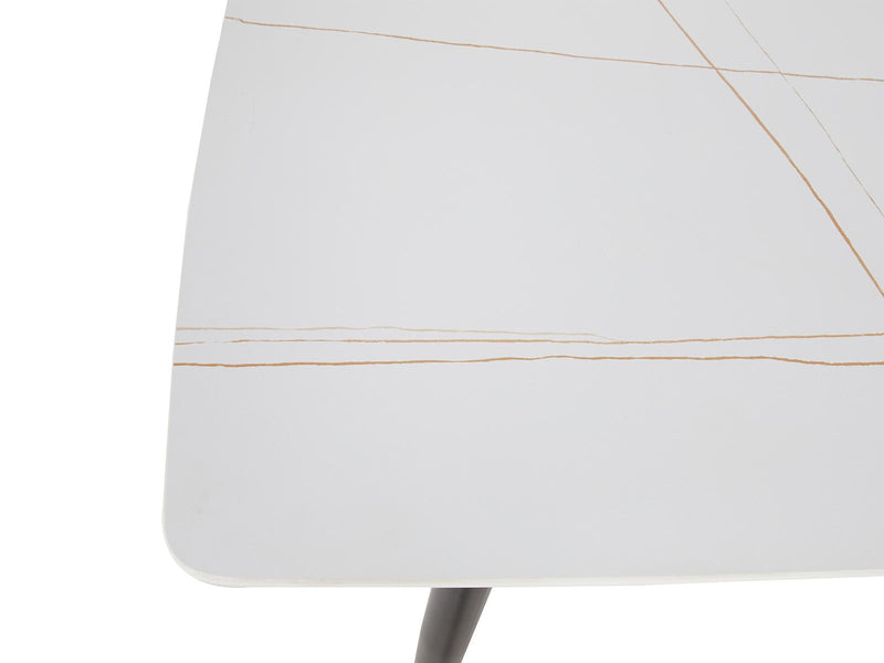 Lavina Dining Table with Marble Top - 160 cm