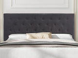 Rakel Headboard King Linen Black