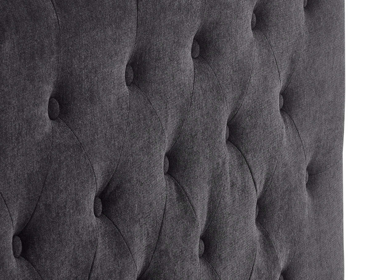 Rakel Headboard King Linen Black