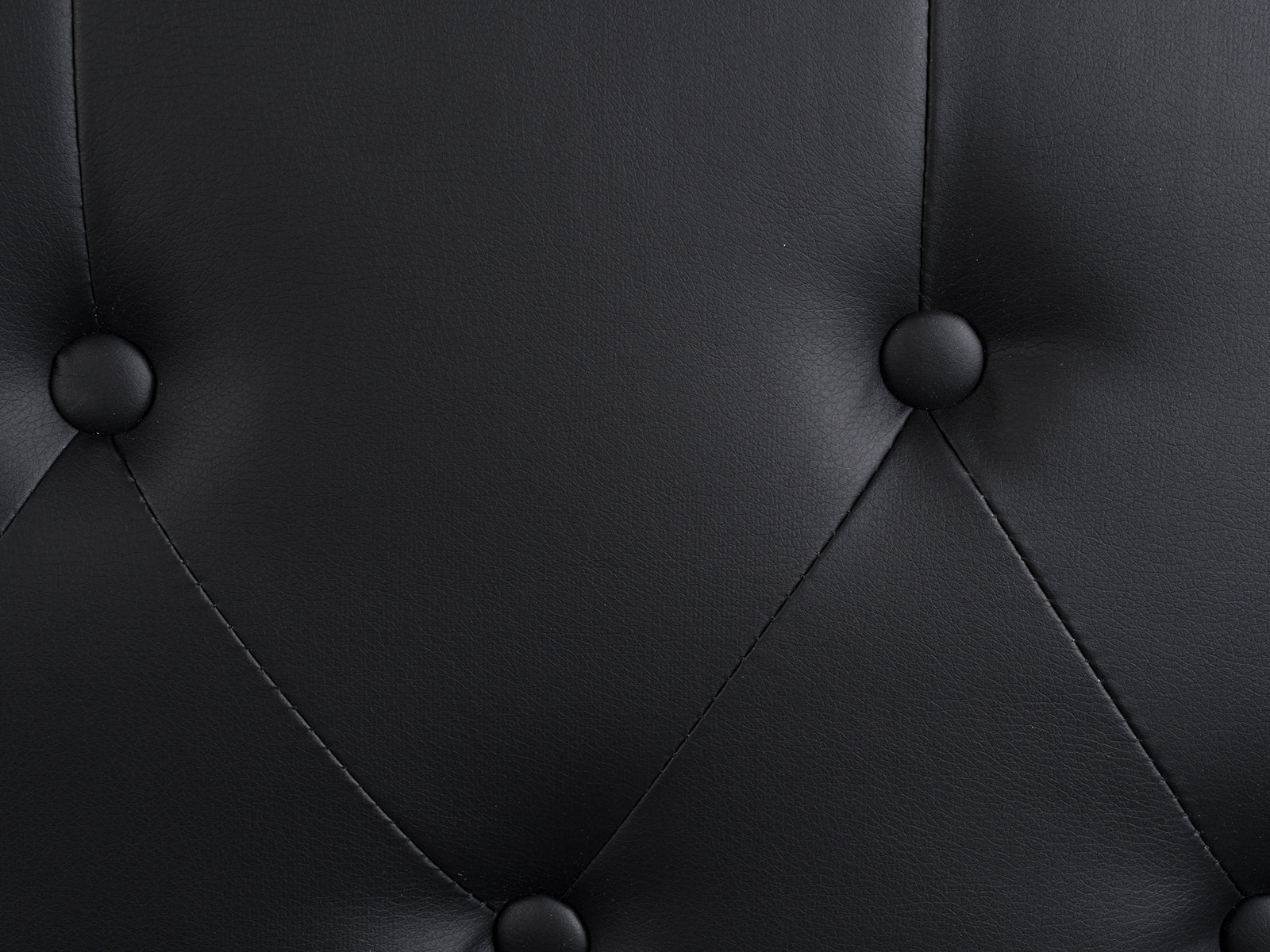 Raisa PU Headboard Black - King