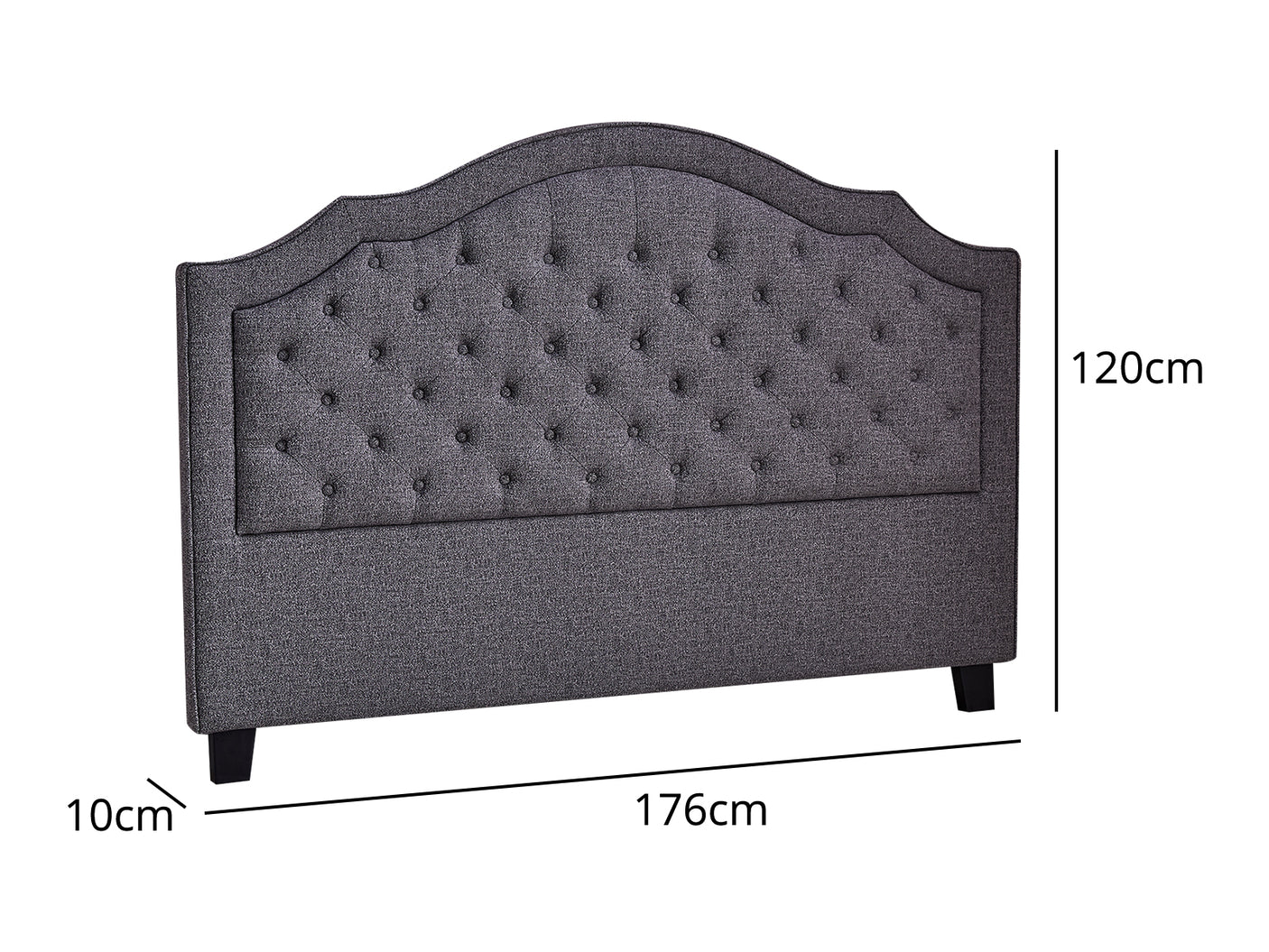 Palmas Headboard NZK Linen Grey