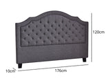 Palmas Headboard NZK Linen Grey