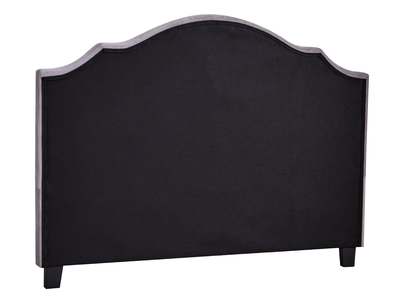 DS Headboard Queen Velvet Light Grey