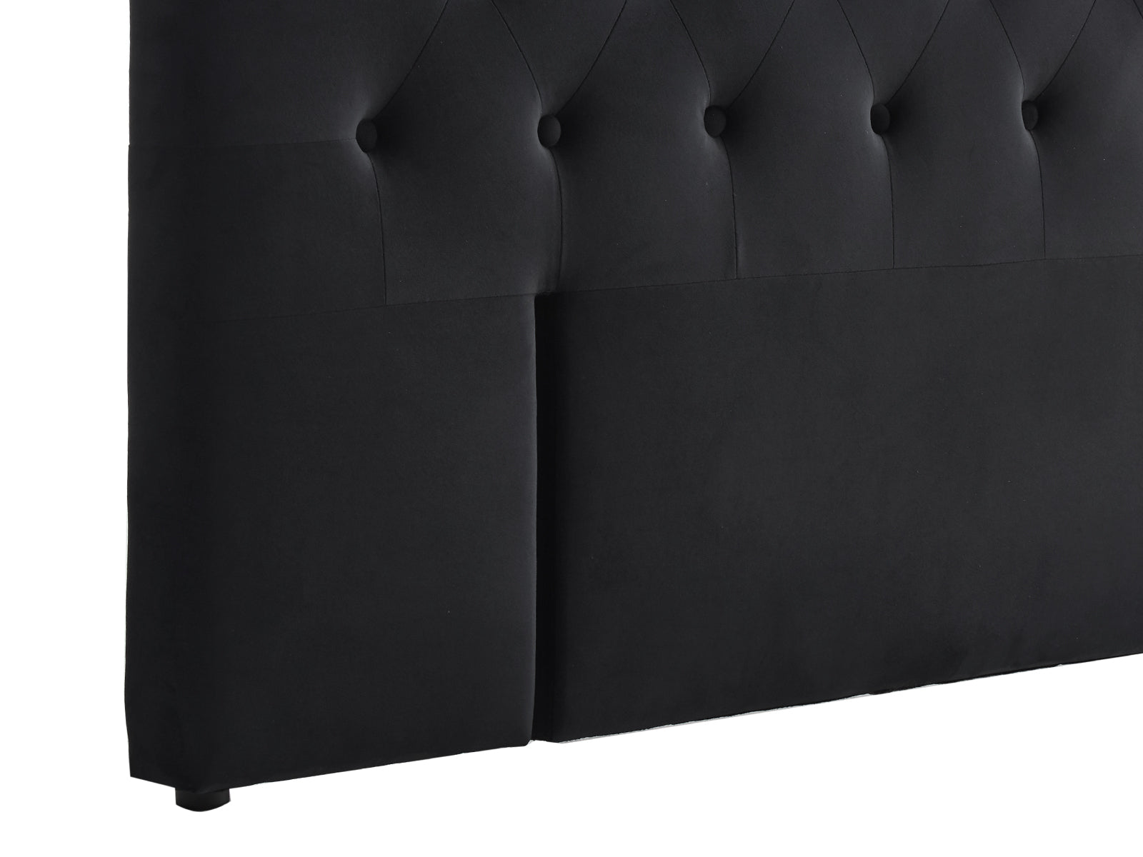 Rakel Headboard King Velvet Black