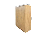 DS Evander 3 Doors Wardrobe With Drawers