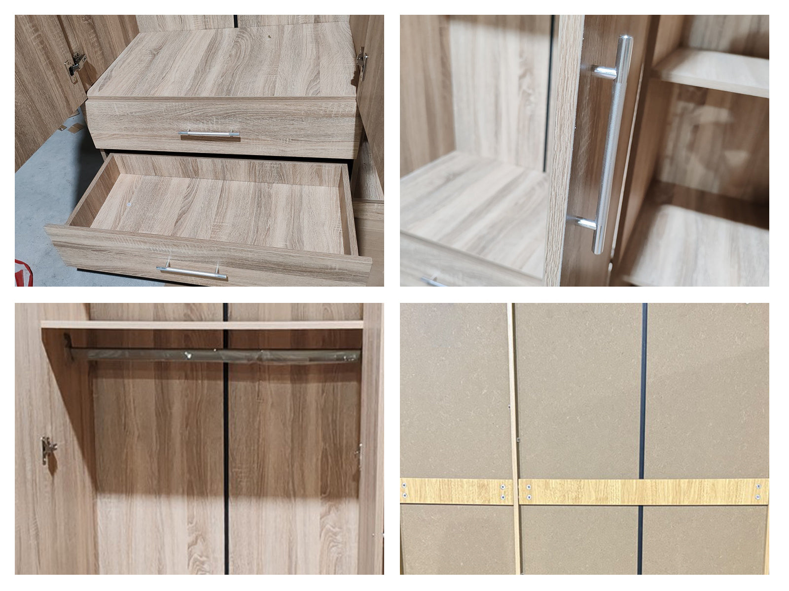 DS Alada 3 Doors Wardrobe With Drawers