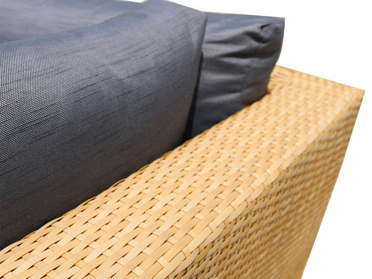 Rimini 4-Piece Lounge Set - Sand + Grey