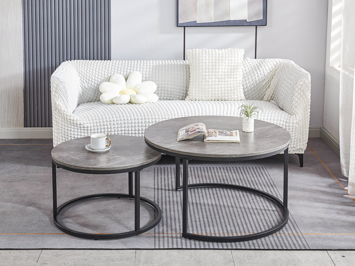 DS Coffee Table Set Grey