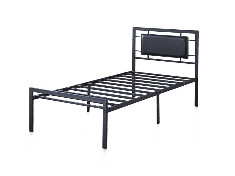 Dakota Metal Bed With Bonnell21 Mattress Combo - Single
