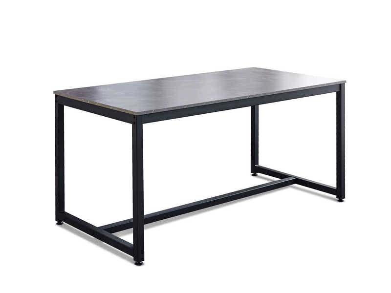 Grey Marble Look Dining Table - 160 cm