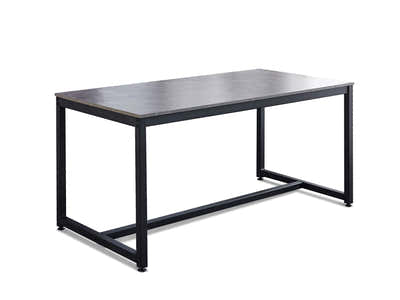 Grey Marble Look Dining Table - 160 cm