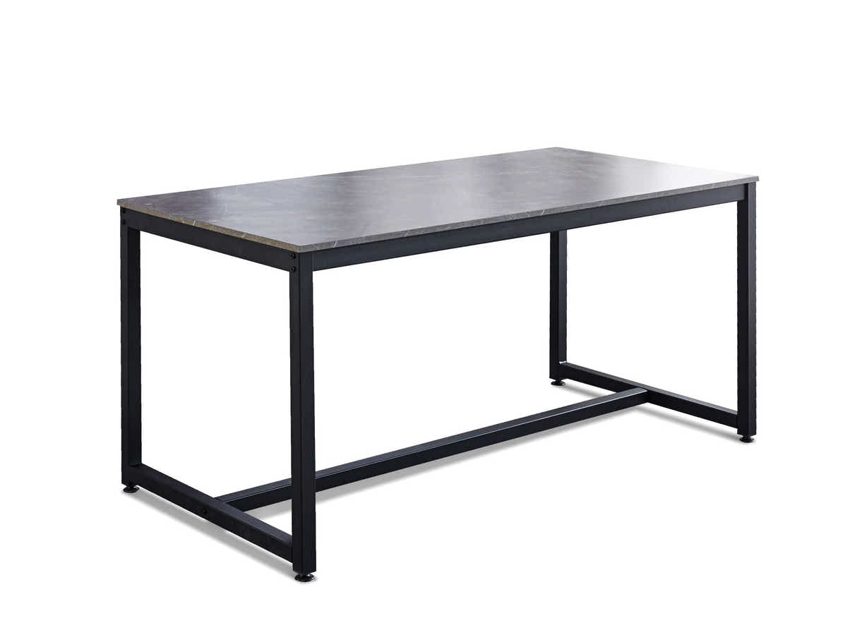 DS 3-Piece Grey Marble Look Dining Set