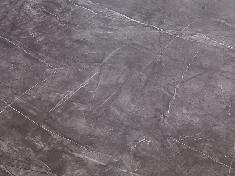 3-Piece Grey Marble Look Dining Set