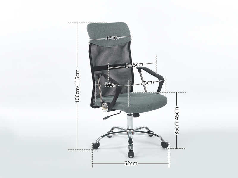 Meshmallow Office Chair 001 grey
