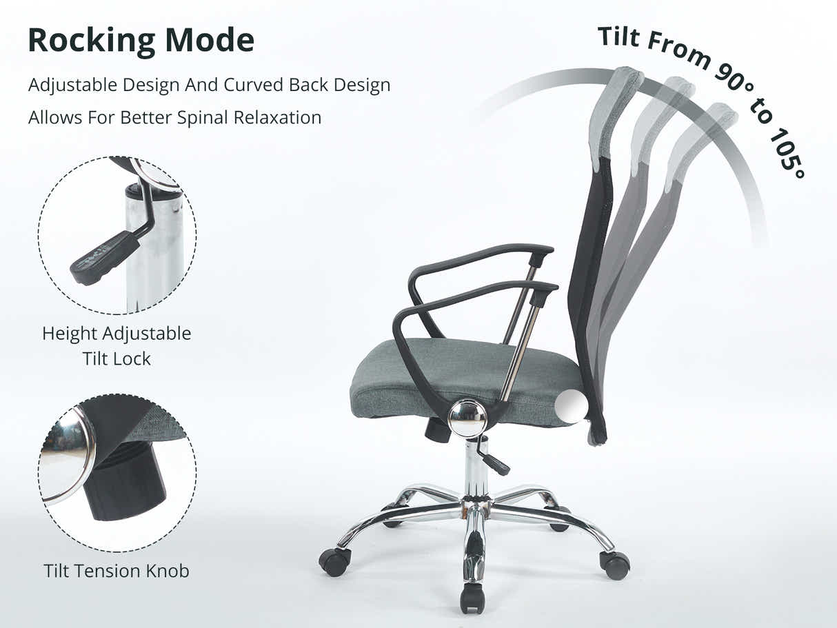 Meshmallow Office Chair - Grey
