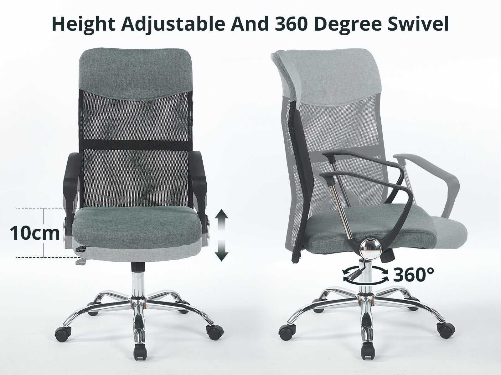 Meshmallow Office Chair 001 grey