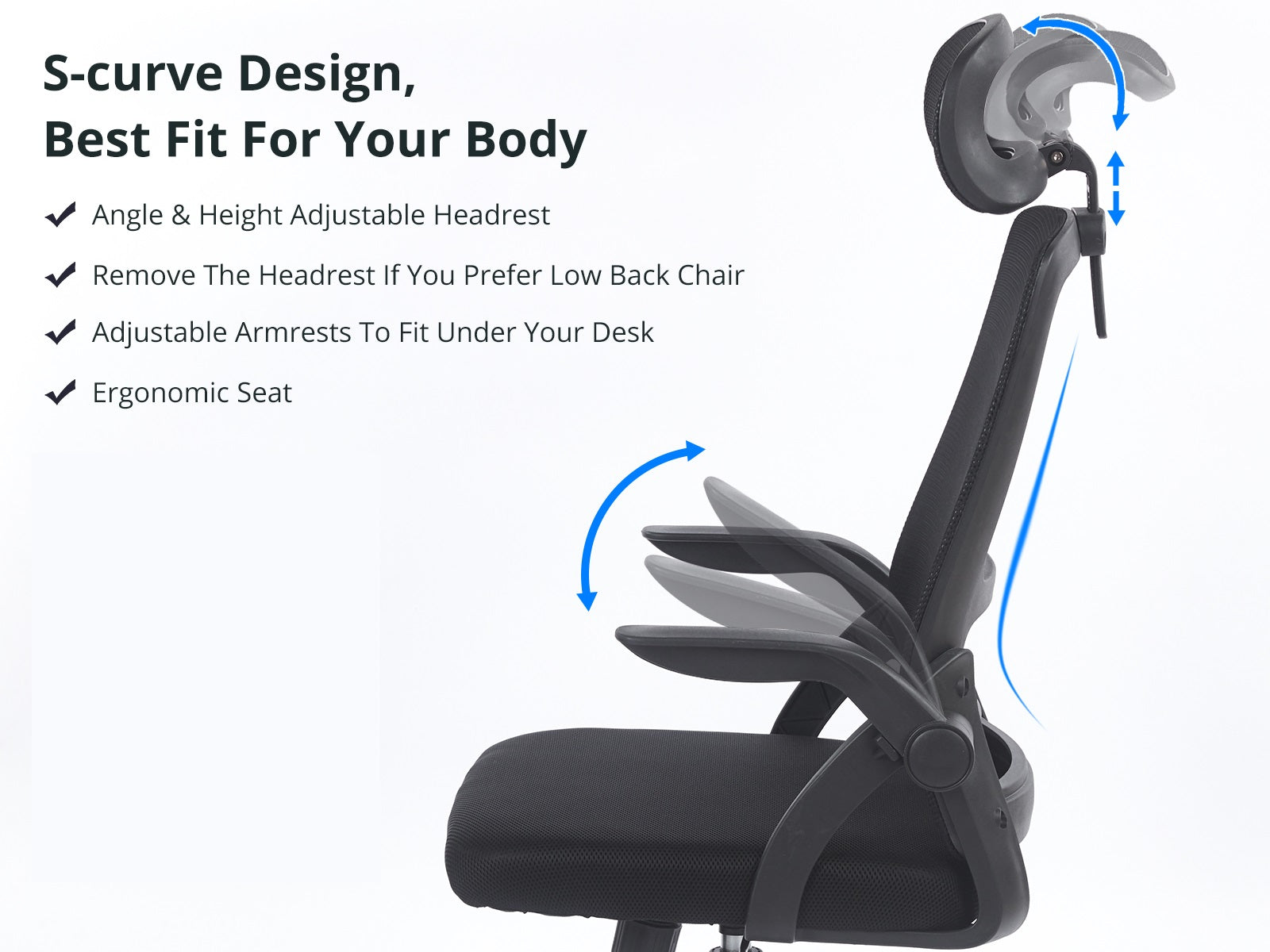 Ergo Office Chair 092 all black