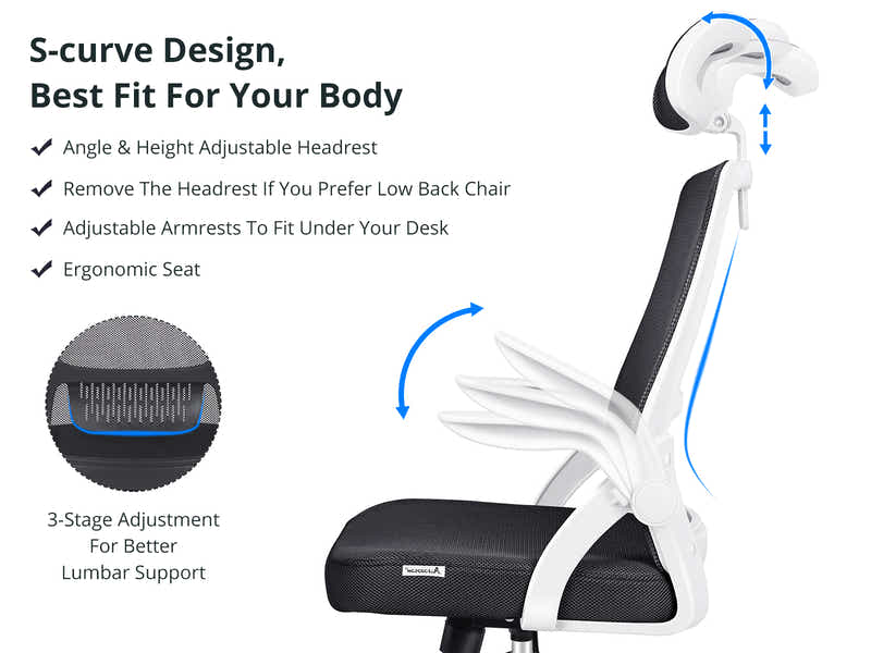 Xclusive Ergo Office Chair 092 black & White