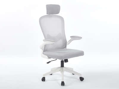Ergo Office Chair 094 grey and white