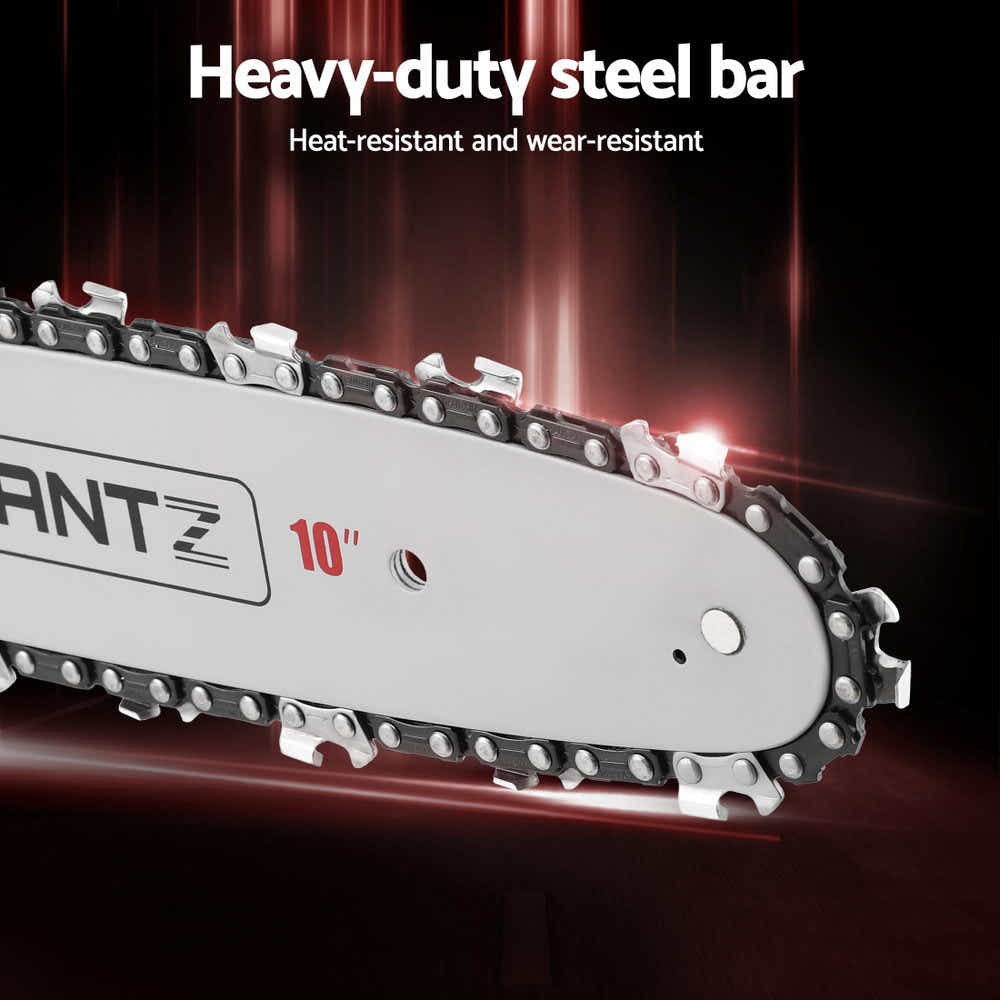 DS NA Giantz 25CC Petrol Chainsaw 10'' Bar Lightweight for Pruning Cutting