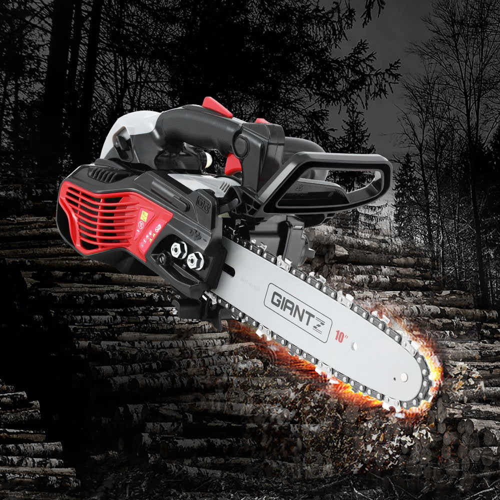 DS NA Giantz 25CC Petrol Chainsaw 10'' Bar Lightweight for Pruning Cutting