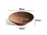 Fire Pit 90*27cm steel rusty