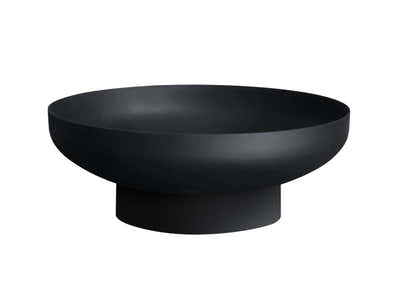 Steel Fire Pit Bowl with Black Finish - 70cm x 26cm