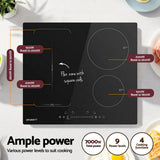 DS NA Devanti Induction Cooktop 60cm Electric Cooker