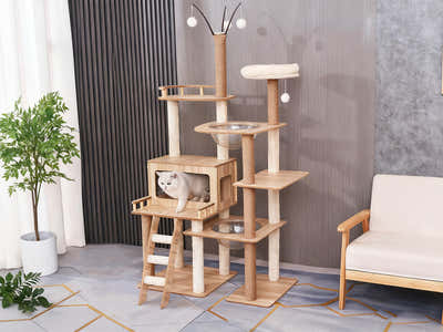 DS Cat Tree Wooden - 182 cm