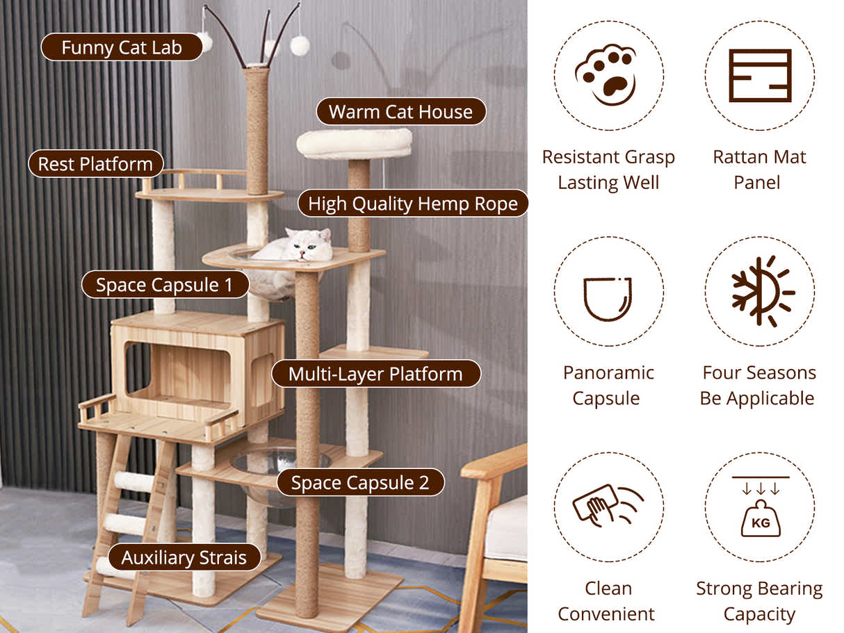 DS Cat Tree 182CM