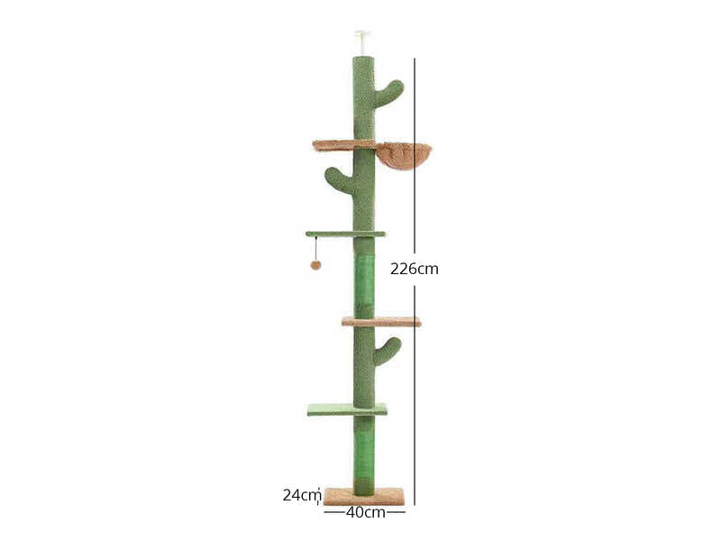 DS Cat Tree Floor to Ceiling 2.65m