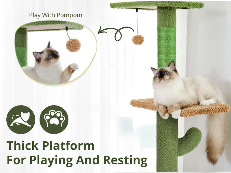 DS Cat Tree Floor to Ceiling 2.65m